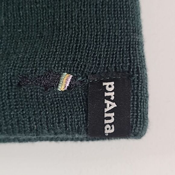 prAna Wild Now Beanie Color: Soft Pine Rainbow Trout - Picture 4 of 6